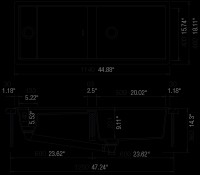 Chiuvetă de bucătărie Schock Prepstation D-150 Puro imaginea #2 — magazin online Desire.md