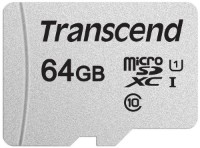 Сard de memorie Transcend MicroSD 64Gb Class 10 (TS64GUSD300S)