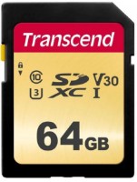 Карта памяти Transcend SDXC 64Gb Class 10 UHS-I (TS64GSDC500S)