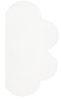 Covor Eko Hali Tiffany Cloud S White 0.85x1.50m