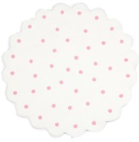 Ковёр Eko Hali Tiffany Daisy White Pink Q120cm