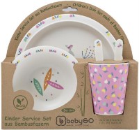 Set pentru hrănire BabyGo Bamboo Rabbit (BGO-8908)
