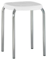 Taburet Новый стиль Boom Chrome K01 White