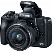 Aparat foto Canon EOS M50 Black Kit 15-45mm STM