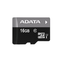 Карта памяти Adata microSD 16Gb + SD adapter (AUSDH16GUICL10-RA1)