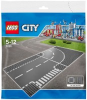 Set de construcție Lego City: T-junction & Curve (7281)