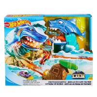 Set jucării transport Hot Wheels City Giant Shark (FNB21)