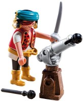 Figura Eroului Playmobil Special Plus: Pirate with Cannon (5378)