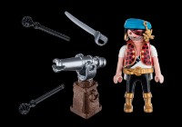 Figura Eroului Playmobil Special Plus: Pirate with Cannon (5378)
