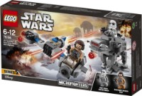 Set de construcție Lego Star Wars: Ski Speeder vs. First Order Walker Microfighters (75195)