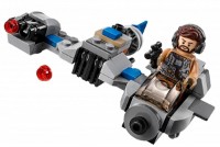 Set de construcție Lego Star Wars: Ski Speeder vs. First Order Walker Microfighters (75195)