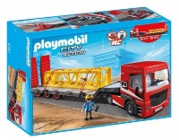 Mașină Playmobil City Action: Heavy Duty Flatbed Trailer (5467)