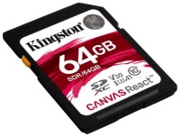 Сard de memorie Kingston SD 64Gb Class10 UHS-I U3 (V30)  (SDR/64GB)