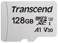 Сard de memorie Transcend MicroSD 128Gb Class 10 UHS-I +SD adapter (TS128GUSD300S-A)