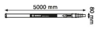 Riglă telescopică Bosch GR 500 (B0601094300)