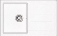 Chiuvetă de bucătărie Aquasanita Helika Tesa SQT101 Alba