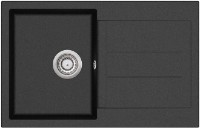 Chiuvetă de bucătărie Aquasanita Helika Tesa SQT101 Black metallic