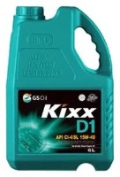 Моторное масло Kixx D1 15W-40 6L