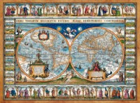 Puzzle Castorland 2000 Map Of The World. 1639 (C-200733)