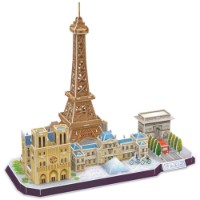 3D пазл-конструктор Cubic Fun City Line Paris (MC254h)