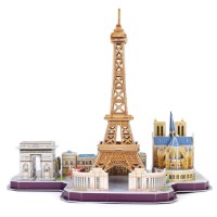 Puzzle 3D-constructor Cubic Fun City Line Paris (MC254h)