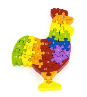 Puzzle 3D-constructor Viga 3D Puzzle - Rooster (55244)