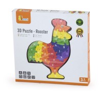 Puzzle 3D-constructor Viga 3D Puzzle - Rooster (55244) imaginea #2 — magazin online Desire.md
