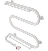 Uscător de prosoape Laris Coil E 25 CK3 w/shelves 500x500 L