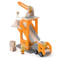 Set jucării Viga Crane Lift with Dumper (51616)