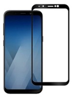 Sticlă de protecție pentru smartphone Cover'X Samsung A9 2018 (all glue) Black Tempered Glass