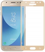 Защитное стекло для смартфона Cover'X Samsung J250 (all glue) Gold Tempered Glass
