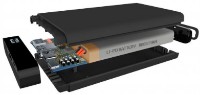 Acumulator extern CellularLine Slim Power Bank 8000mAh USB C Black