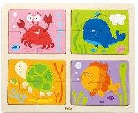 Пазл Viga 4in1 Sea (50190)