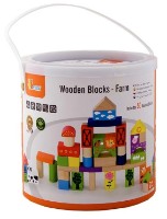 Cuburi Viga Block Set - Farm 50pcs (50285)