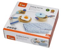 Seturi de veselă pentru păpuși Viga Cooking Tool Set - Blue (50115)