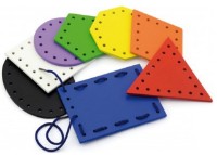 Joc educativ Viga Lace and Trace Shapes (50538) imaginea #2 — magazin online Desire.md