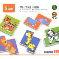 Puzzle Viga 36 Matching Puzzle Wild Animals (50842)