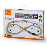 Set jucării transport Viga Train Set (49pcs) (56304)