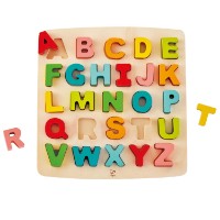 Joc educativ Hape Chunky alphabet puzzle (E1551A)