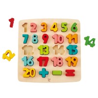 Развивающий набор Hape Chunky number puzzle (E1550A)