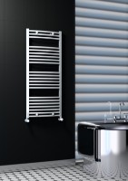 Uscător de prosoape Radiva Haiti Curved White 400x1000 imaginea #2 — magazin online Desire.md