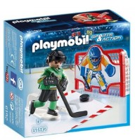 Figura Eroului Playmobil Sports&Action: Ice Hockey Shootout (PM6192)