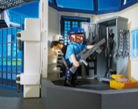 Set de construcție Playmobil City Action: Police Headquarters with Prison (PM6919)