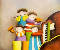 Картина Oil Paintings Five Musicians (PEO15000888)