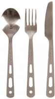 Tacâmuri pentru camping Lifeventure Titanium Cutlery Carabine 9515