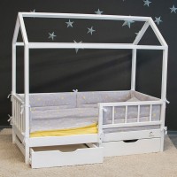 Детская кровать BabyTime Extra White 