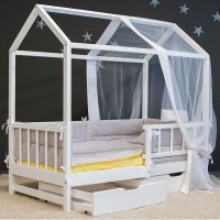Детская кровать BabyTime Extra White 