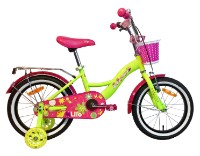 Bicicletă copii Aist Lilo 16 Yellow/Pink