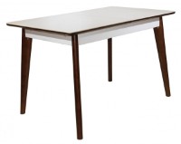 Обеденный стол Deco MG-A05 White/Brown Legs