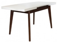 Обеденный стол Deco MG-A06 White/Brown Legs